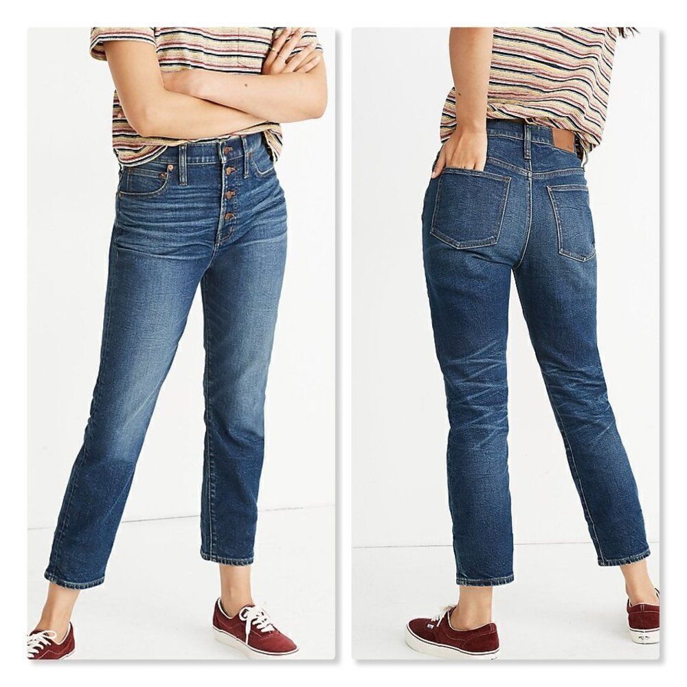 🌞MADEWELL🌞 Button-Front 'The Perfect Vintage Jean'  - [size 27x26]